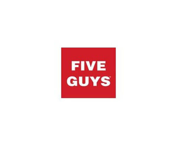 Five Guys in Harlow ,The Water Gardens Opening Times