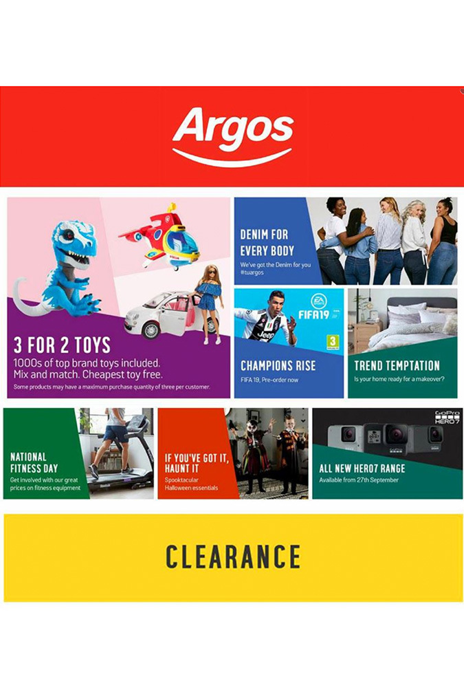 Argos september 1 2018 offers page 1