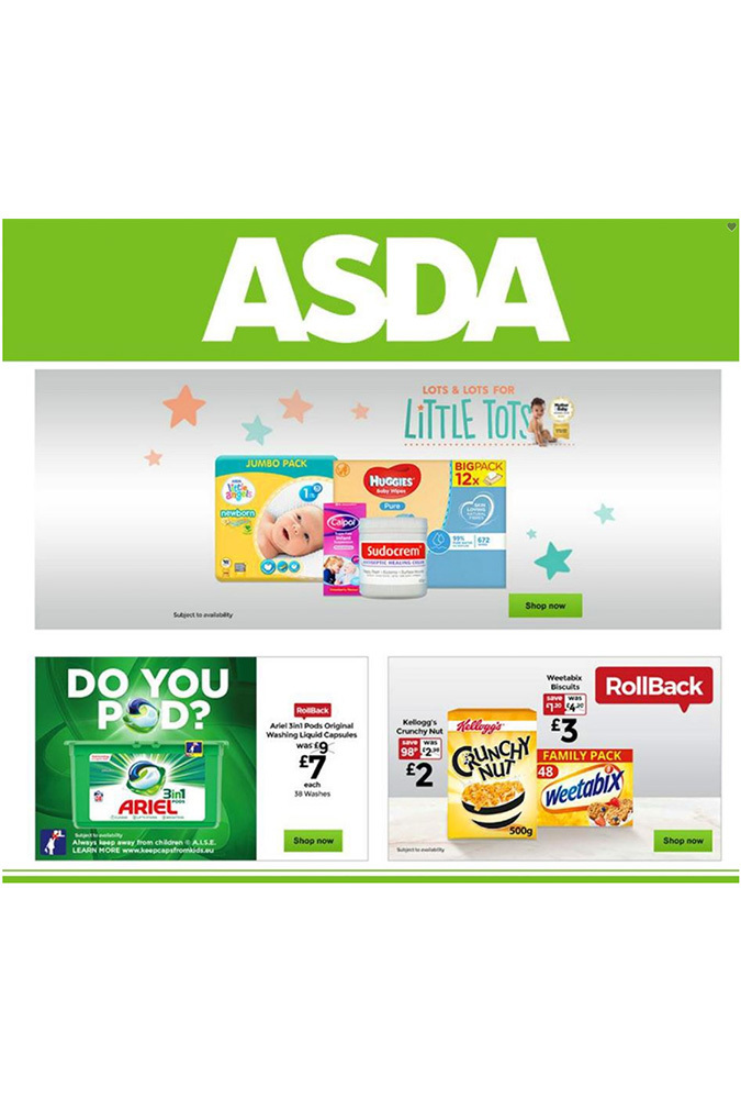 Asda september 3 2018 offers page 1