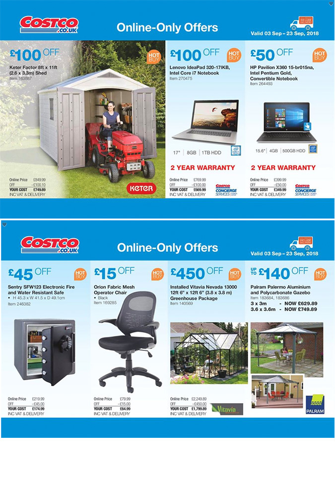 Costco september 1 2018 offers page 1