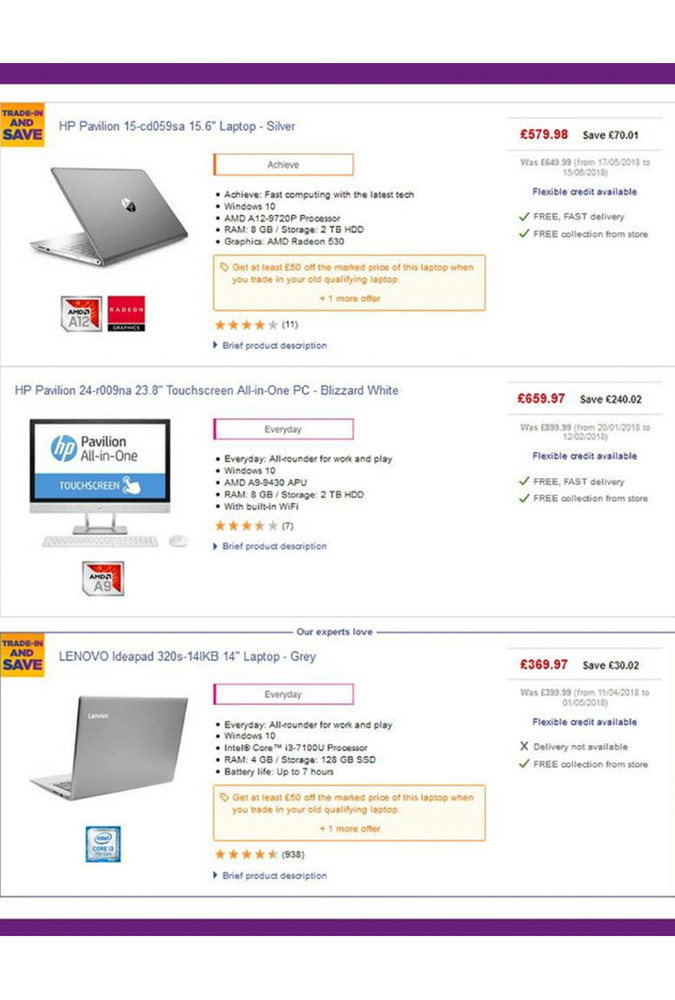 Currys august 2 2018 offers page 7