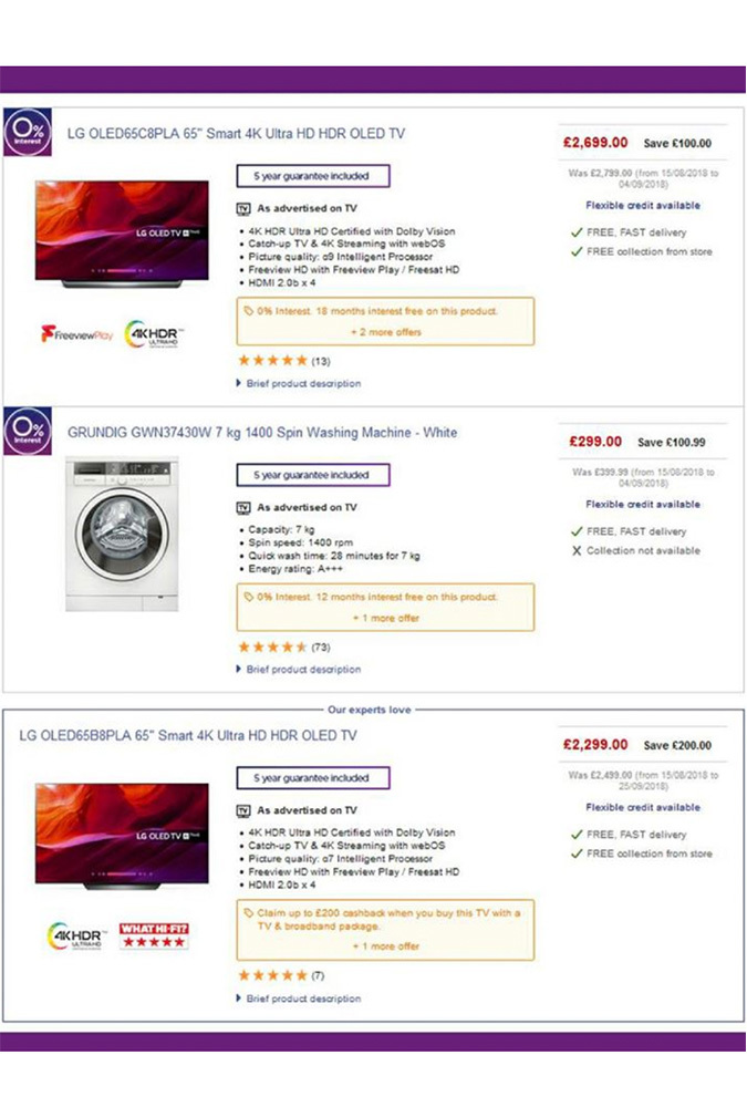 Currys november 1 2018 offers page 8