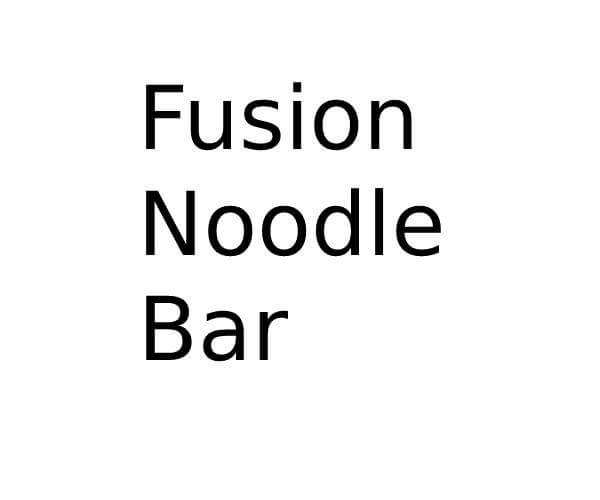 Fusion Noodle Bar in Southampton Opening Times