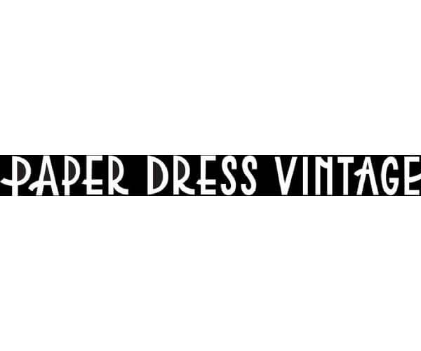 Paper Dress Vintage in 352a Mare Street, London Opening Times
