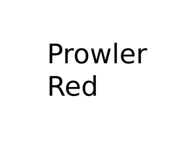 Prowler Red in 50 Old Compton Street, London Opening Times